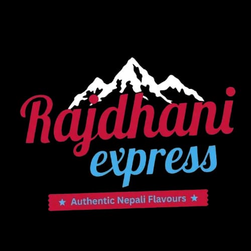 Rajdhani Express Nepali food truck logo