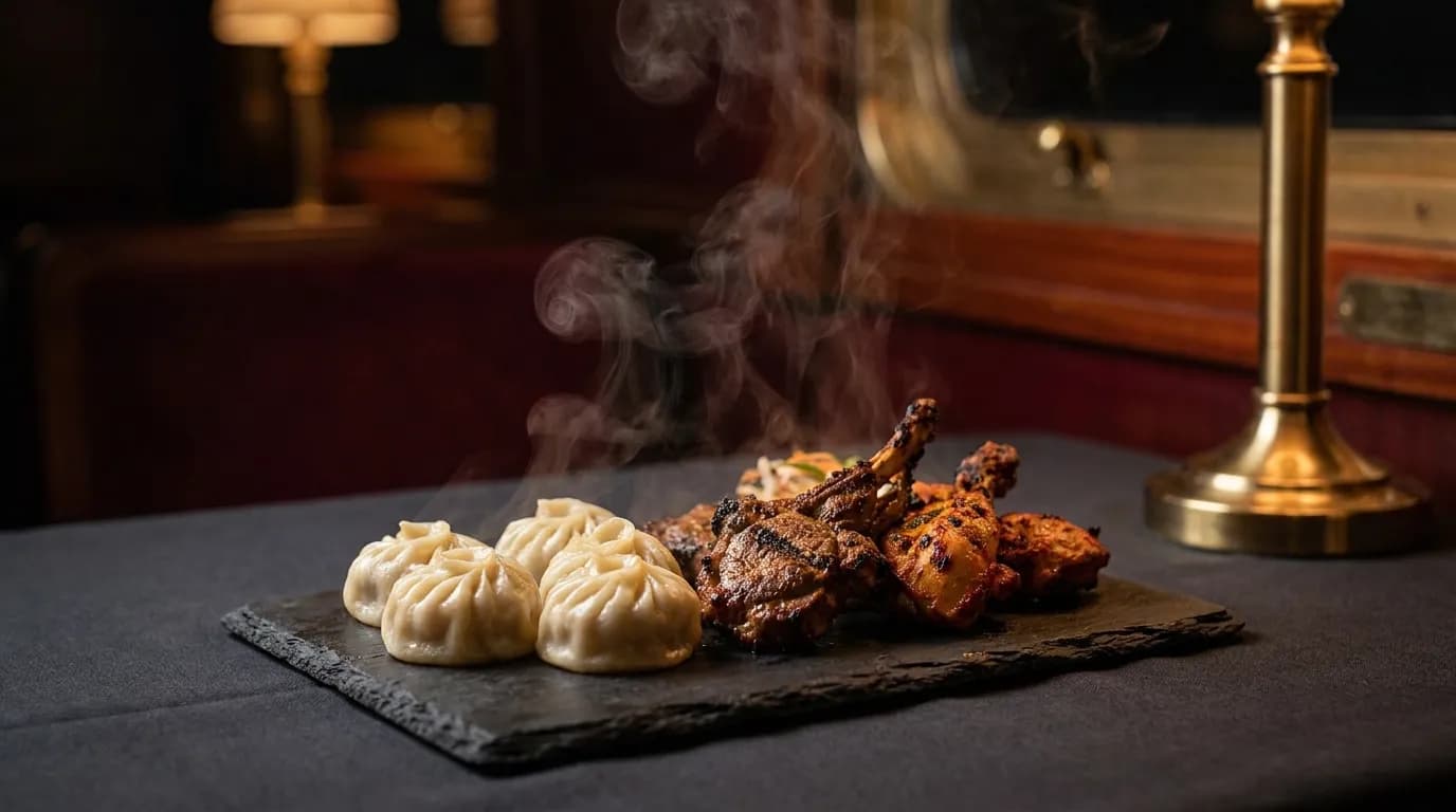 Nepali momo and street food from Rajdhani Express, Canberra